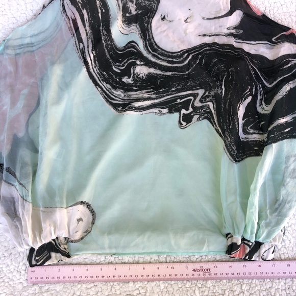 DVF Diane Von Furstenberg silk Robyn blouse EUC - Picture 11 of 15
